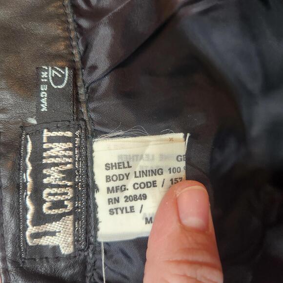 Vintage Genuine Leather Women's Pencil Midi Skirt- Size 7/8 - Picture 8 of 9